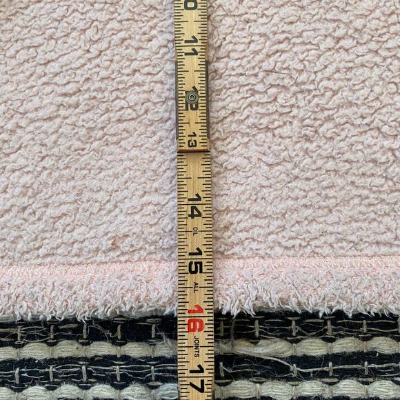 🌿Patagonia Girls Fuzzy Pink Full Zip Hooded Ears Pockets Sweater 4T - Picture 8 of 8